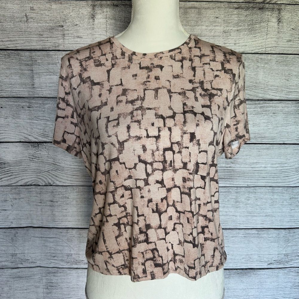 Aritzia Babaton printed crop top size 1X